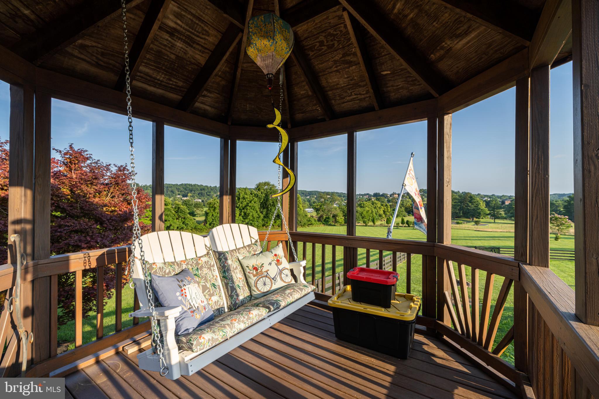 40965 Stumptown Road Waterford, VA 20197 - Photo 45 of 68 swing with a view of the blue mountains