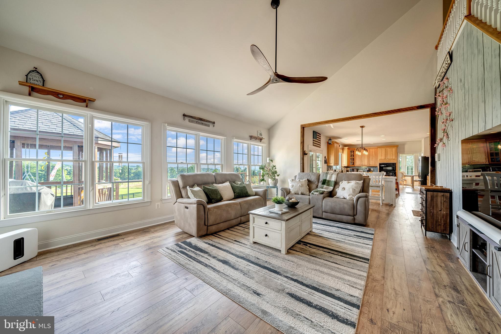 40965 Stumptown Road Waterford, VA 20197 - Photo 47 of 68 family room view to back yard/kitchen