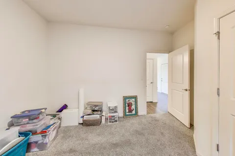 a view of a livingroom with toys