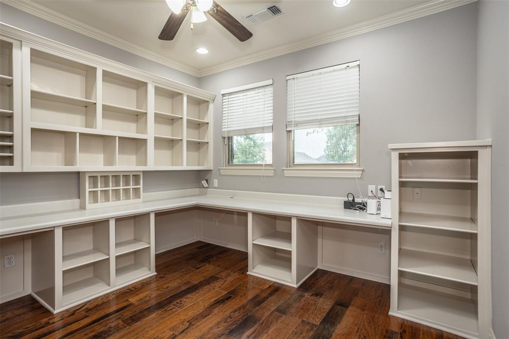 1218 Walter Street Lindsay, TX 76240 - Photo 5 of 40 a view of a workspace with furniture and a window