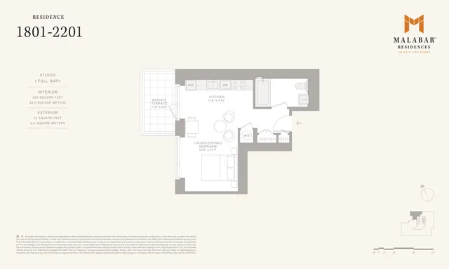 $1,680,000 | 126 East 57th Street, Unit 1801 | Midtown East