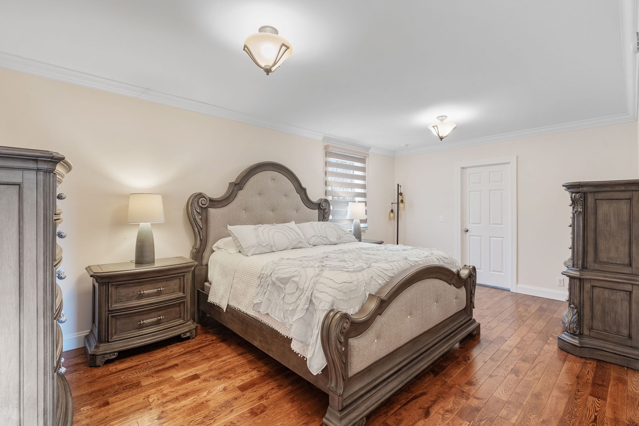 1280 Bold Springs Road McEwen, TN 37101 - Photo 20 of 66 a bedroom with a bed and a flat screen tv