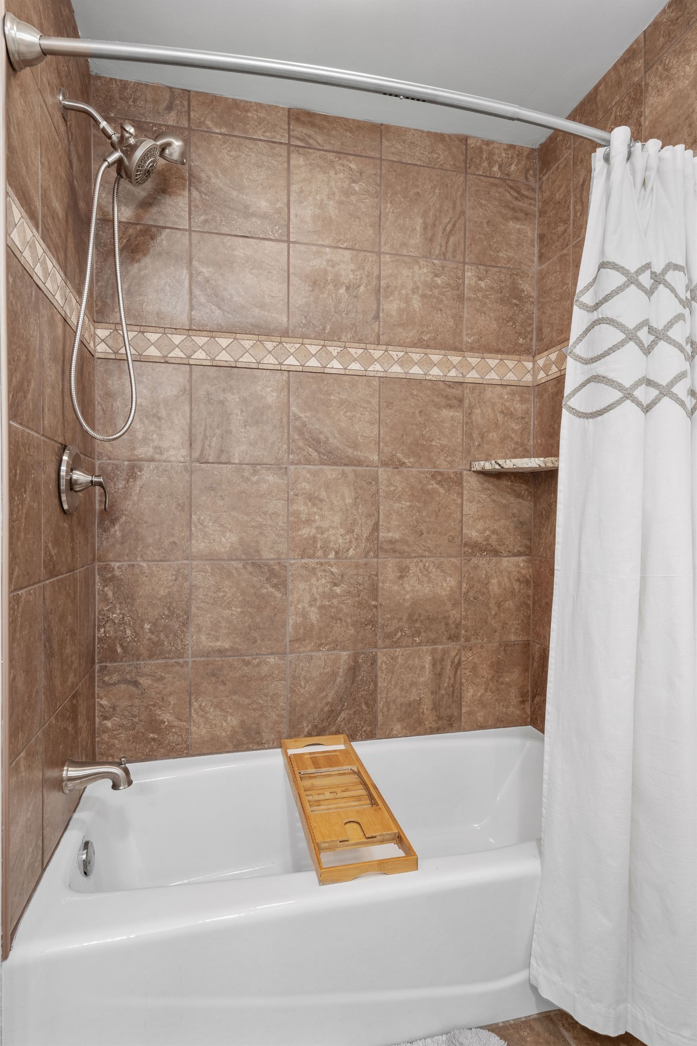 1280 Bold Springs Road McEwen, TN 37101 - Photo 26 of 66 a bathroom with a shower and a bath tub