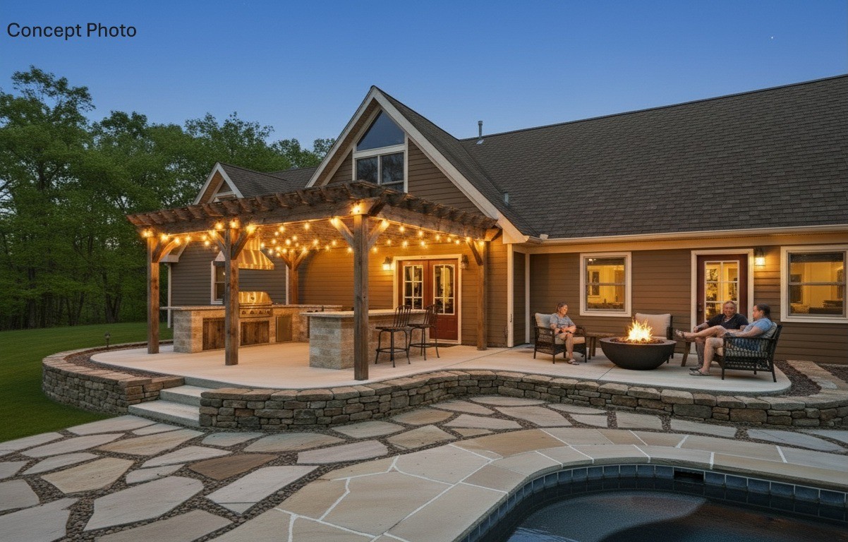 1280 Bold Springs Road McEwen, TN 37101 - Photo 47 of 66 a view of a patio with couches table and chairs and potted plants