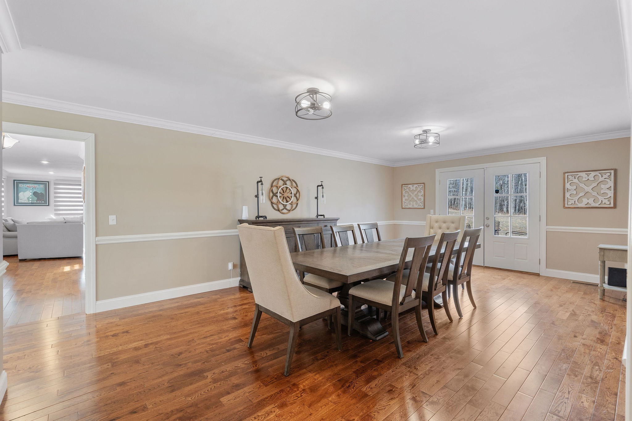 1280 Bold Springs Road McEwen, TN 37101 - Photo 10 of 66 a view of a dining room with furniture and wooden floor