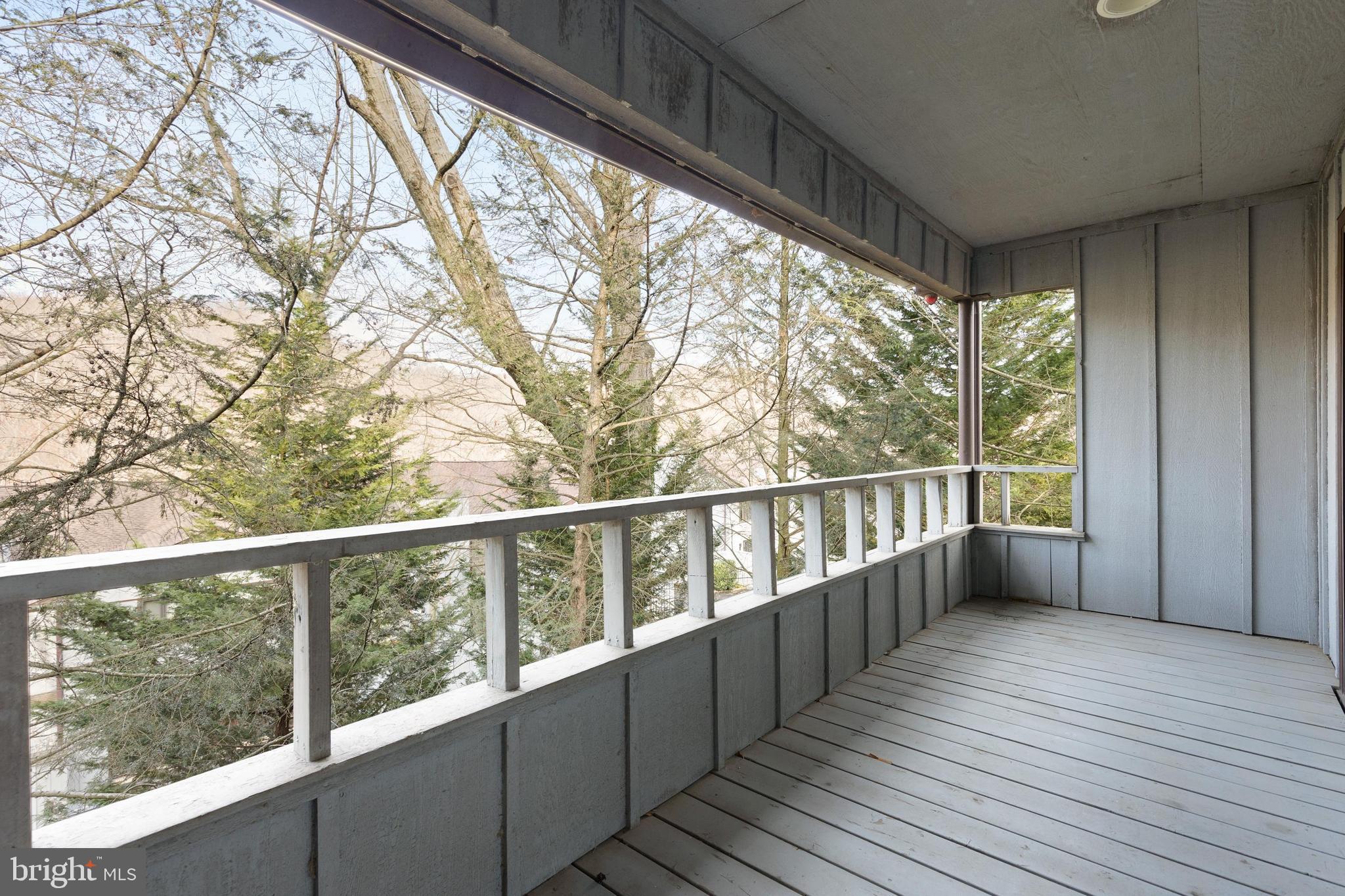 10 Brandywine Falls Road, Unit C010 Wilmington, DE 19806 - Photo 22 of 29 a view of a balcony with wooden floor