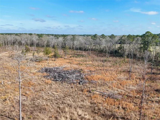 a view of a lake with a yard
