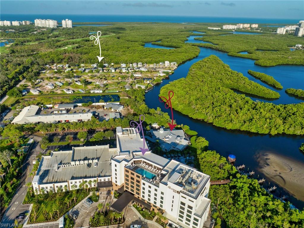 777 Walkerbilt Road, Unit 34 Naples, FL 34110 - Photo 19 of 23 Purple Arrow (Perry Hotel) Red Arrow (The Bay House)