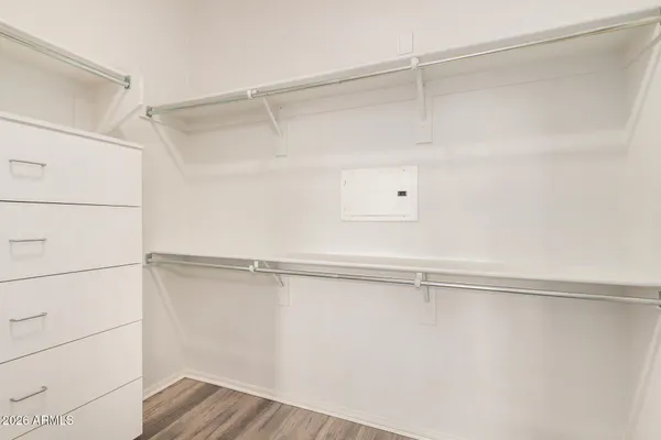 a close up view of a rack