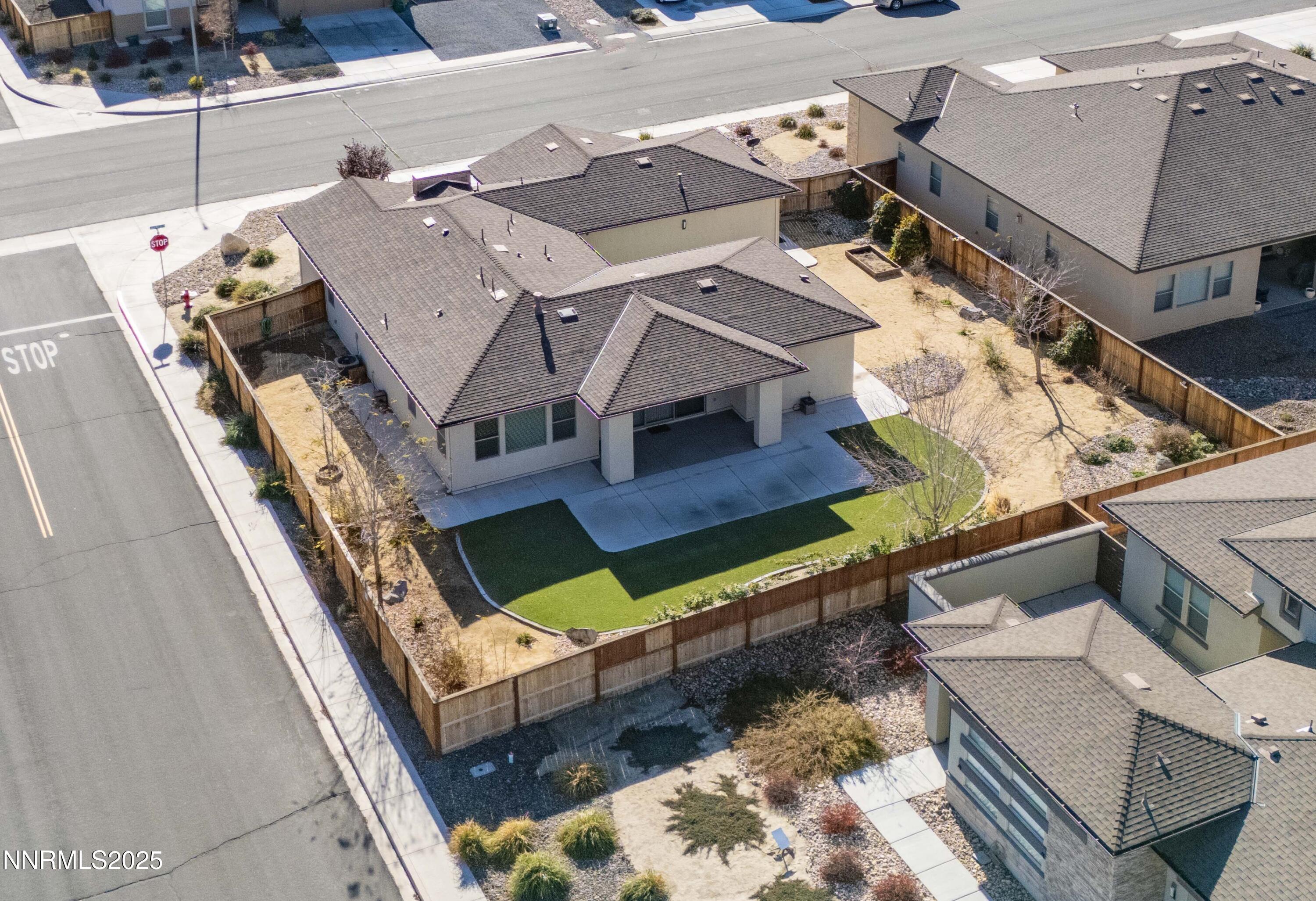 162 Jennys Lane Fernley, NV 89408 - Photo 35 of 39 an aerial view of a house with large trees