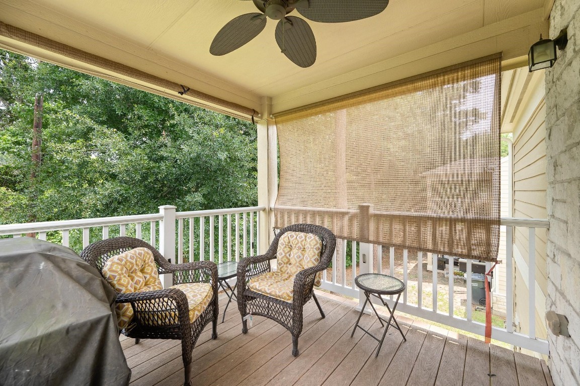 13600 Breton Ridge Street, Unit 25E Houston, TX 77070 - Photo 34 of 39 a view of a balcony with furniture