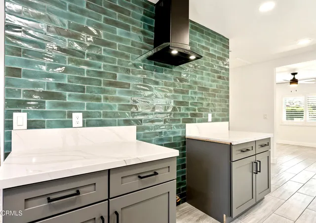 a view of balcony with furniture