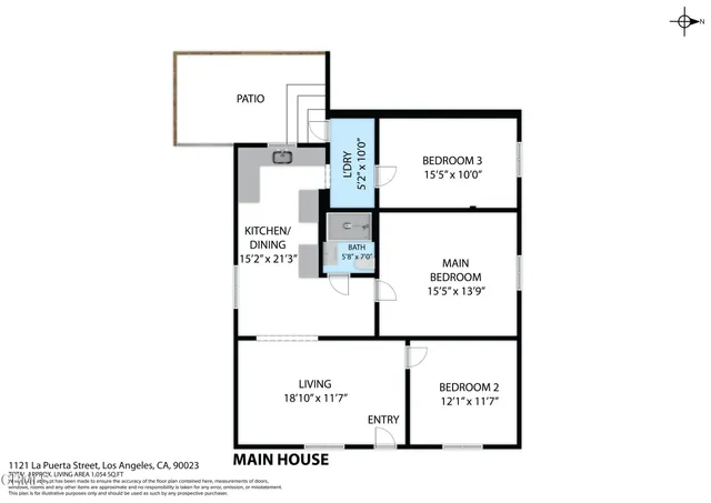 $3,300 | 1121 La Puerta Street, Los Angeles, CA 90023