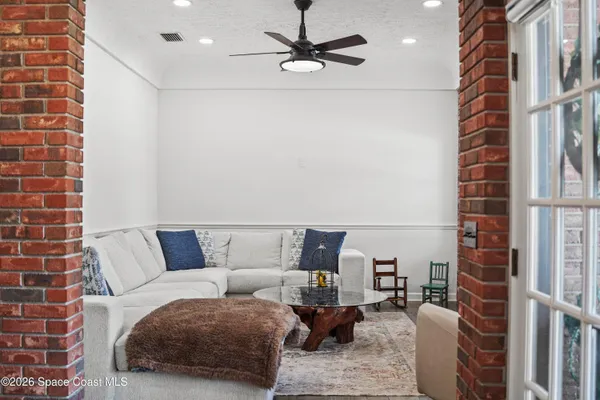 a front view of a building with a shower and a sink