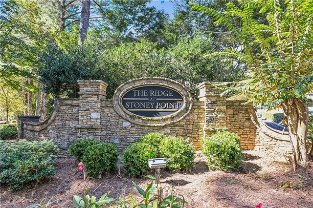 a view of a sign of a park