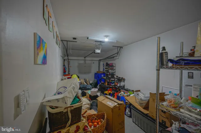 a room with furniture