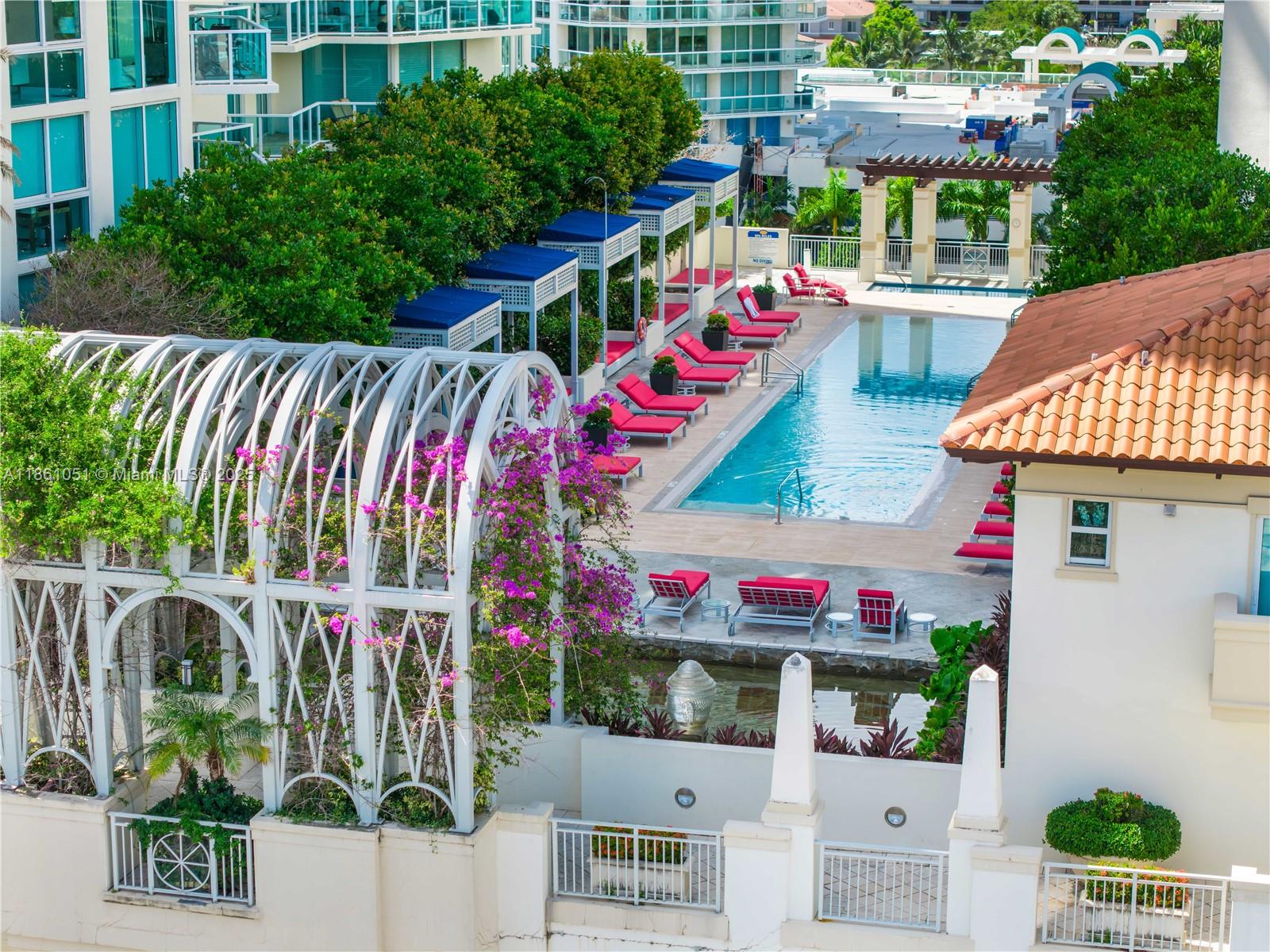250 Sunny Isles Boulevard, Unit 31202 Sunny Isles Beach, FL 33160 - Photo 21 of 28 a view of outdoor space yard and deck