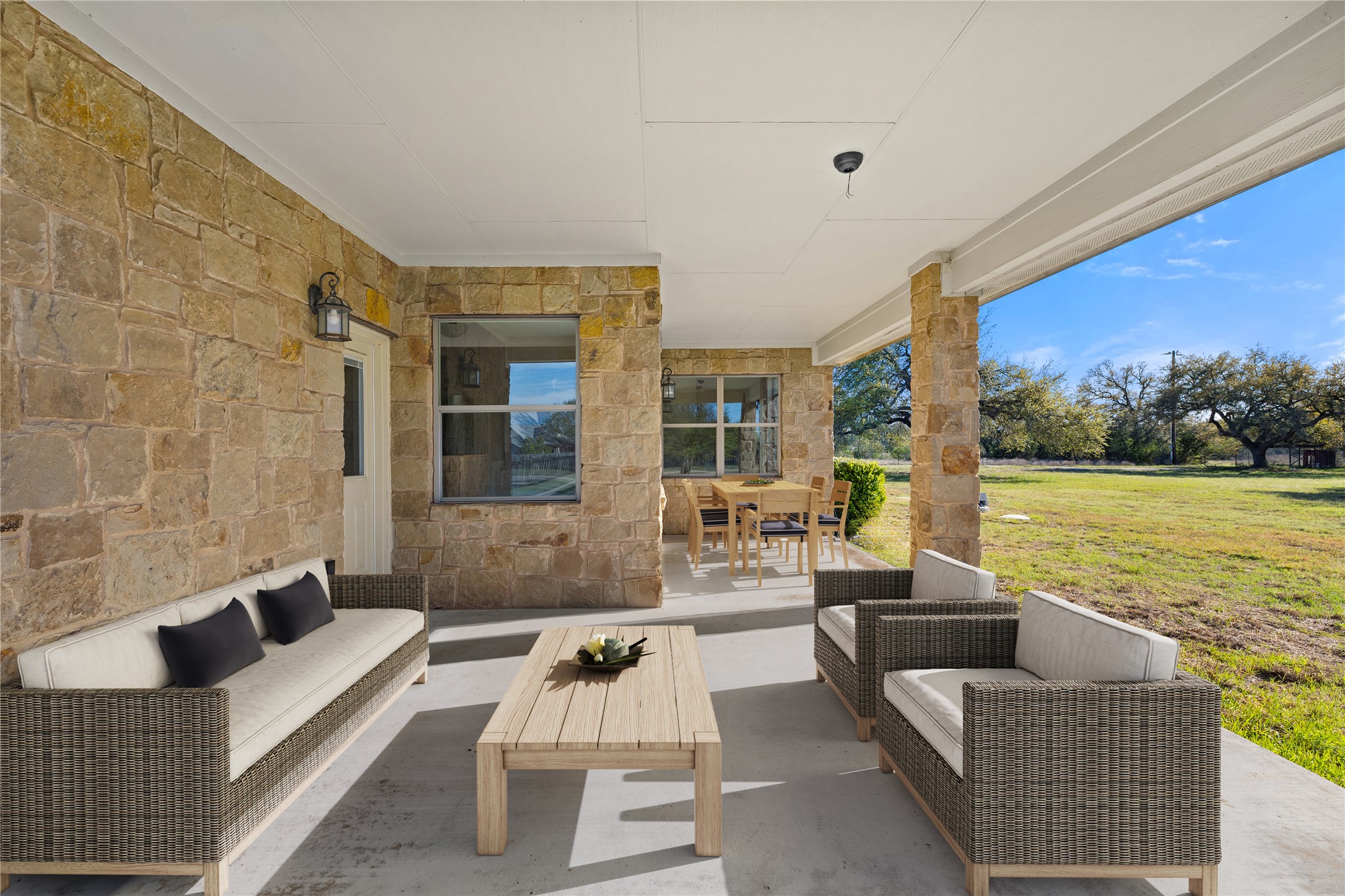 118 Landons Way Blanco, TX 78606 - Photo 27 of 32 a living room with furniture and a large window