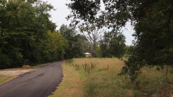 a view of an outdoor space and a yard