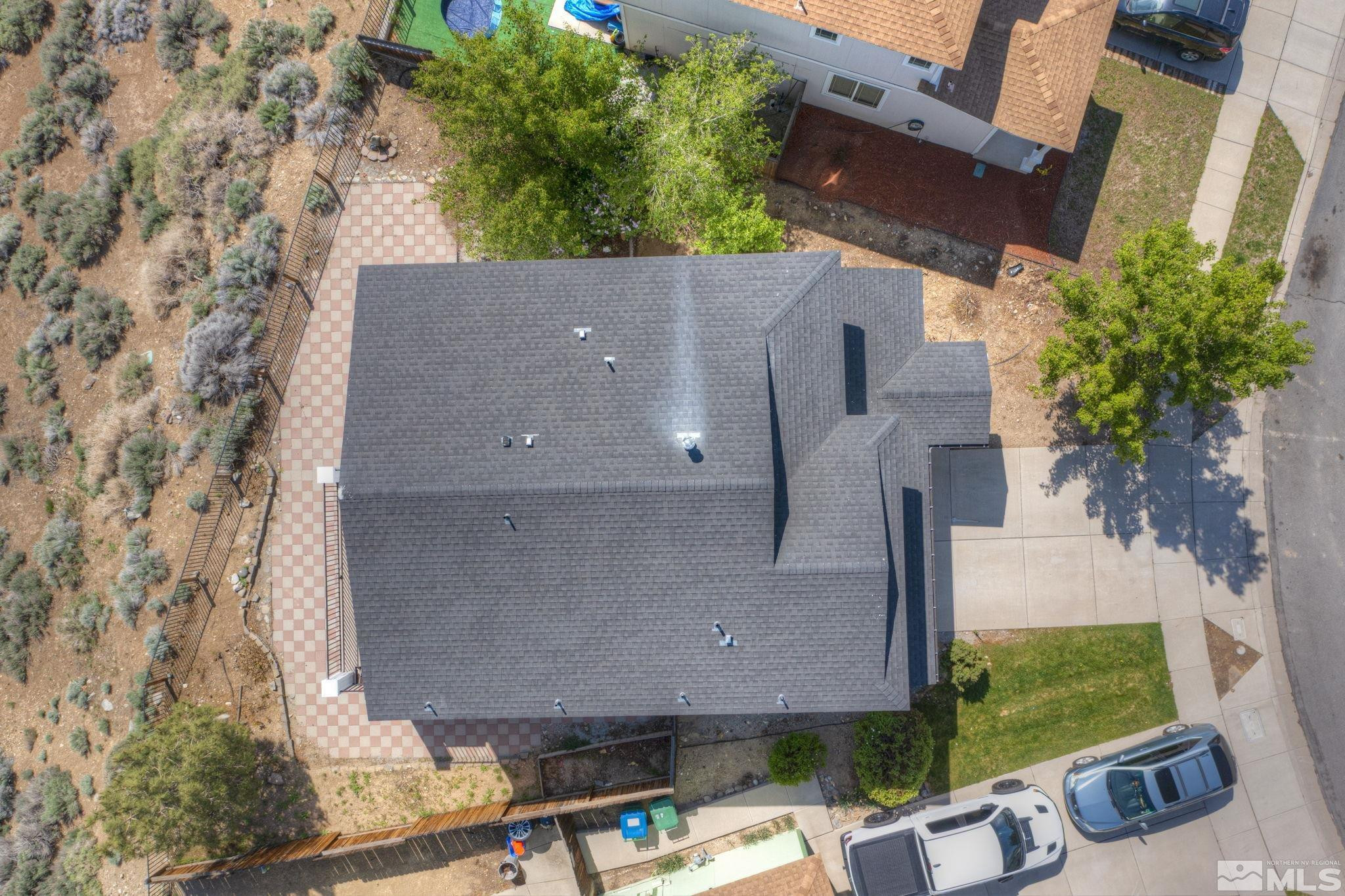 5869 September Circle Reno, NV 89523 - Photo 4 of 21 an aerial view of a house with a yard and large tree