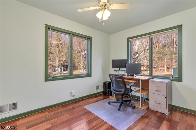 71 Sliker Road Glen Gardner, NJ 08826 - Photo 17 of 50 a view of a workspace with furniture and a window