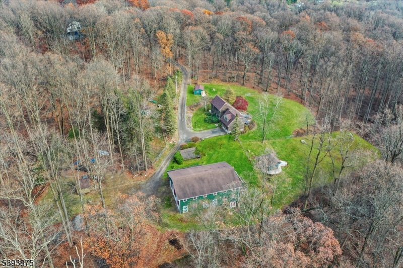 71 Sliker Road Glen Gardner, NJ 08826 - Photo 43 of 50 a backyard with tall trees