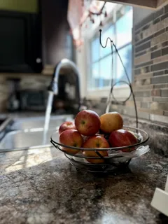 a backyard of a house