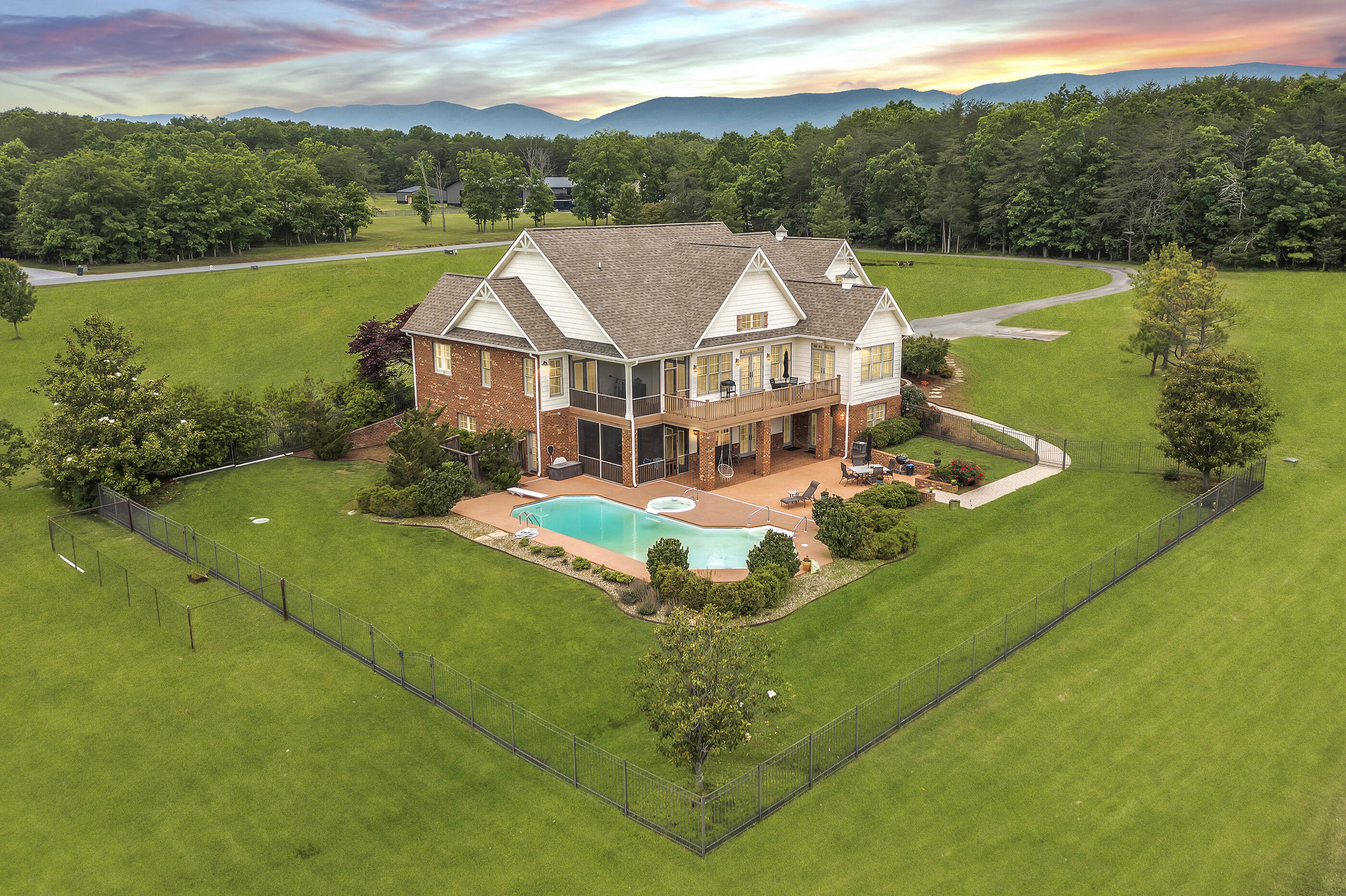 400 Quail Ridge Drive Fincastle, VA 24090 - Photo 2 of 113 a aerial view of a house with a big yard