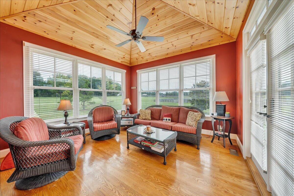 400 Quail Ridge Drive Fincastle, VA 24090 - Photo 29 of 113 a living room with furniture and a floor to ceiling window