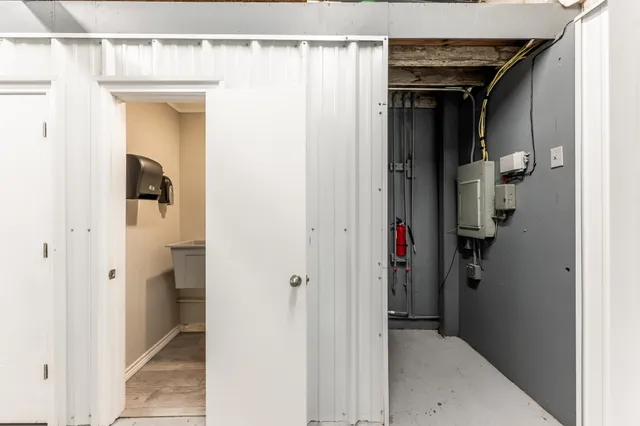 a view of a bathroom