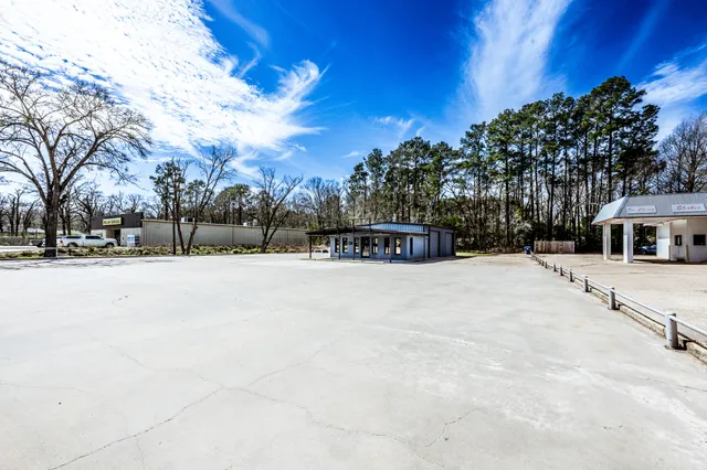 a view of road with snow
