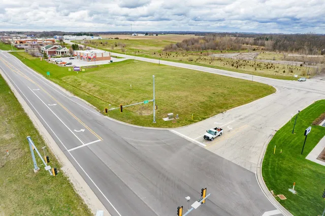 a view of swimming pool with a garden