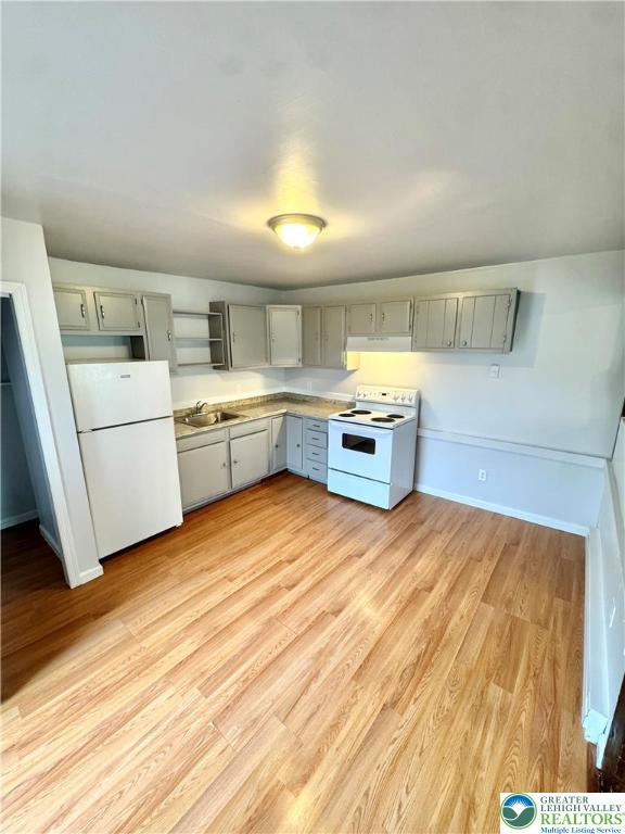 1102 2nd Street, Unit 1 Catasauqua, PA 18032 - Photo 3 of 13 a kitchen with a cabinets and wooden floor
