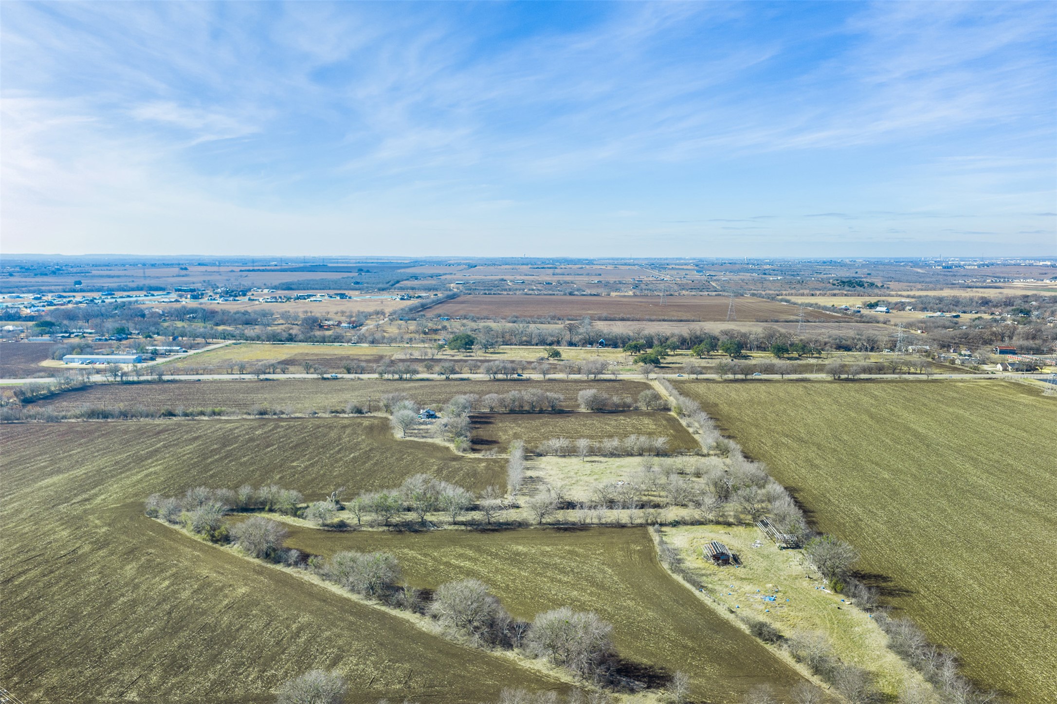 600 Northwest River Road Martindale, TX 78655 - Photo 19 of 28 an aerial view of residential houses with outdoor space