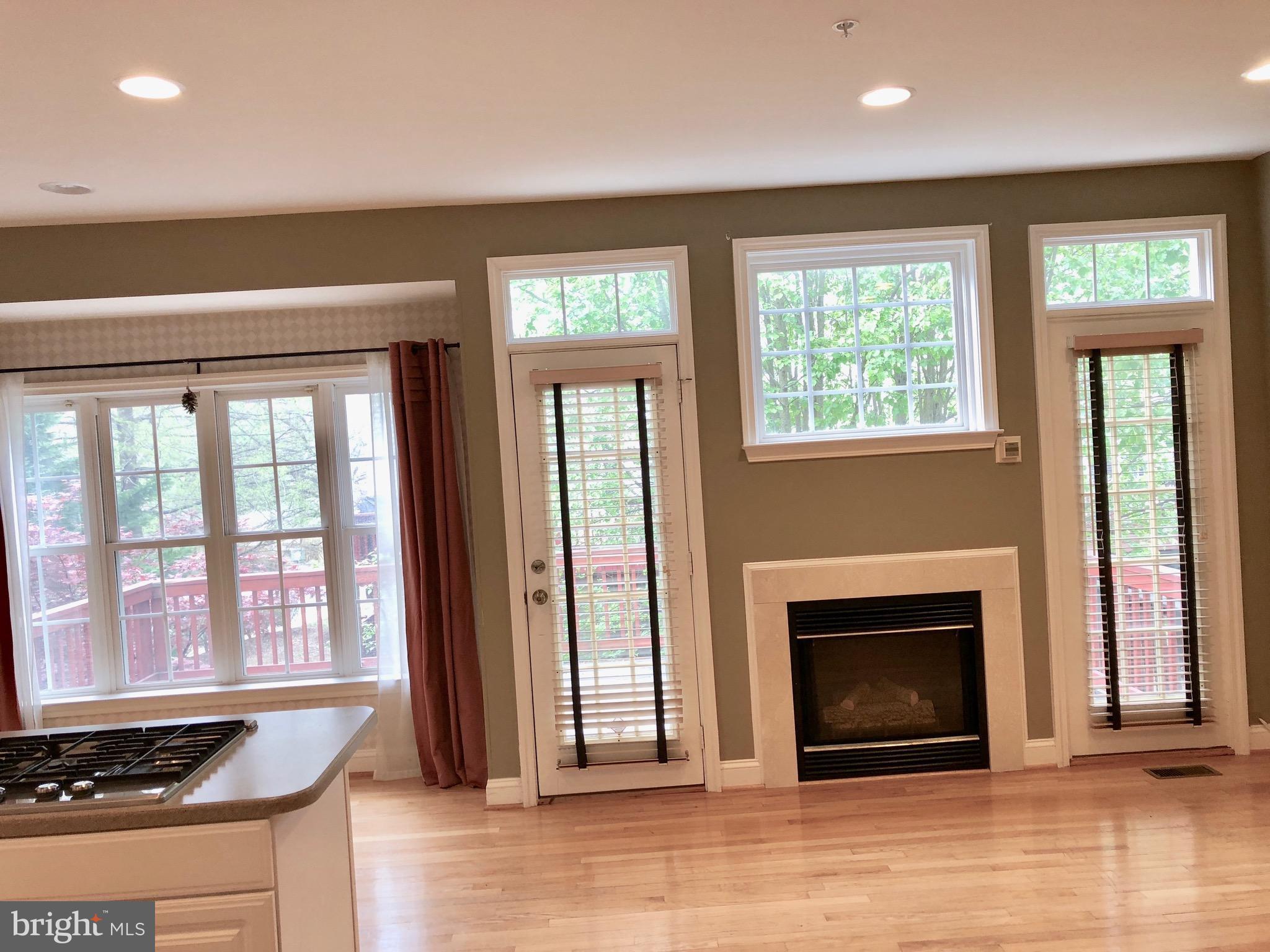 6402 Spring View Place Rockville, MD 20852 - Photo 12 of 25 an empty room with windows and fireplace