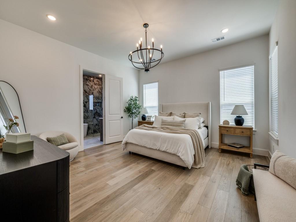 1956 Jc Maples Road Gunter, TX 75058 - Photo 16 of 38 a bedroom with bed and wooden floor