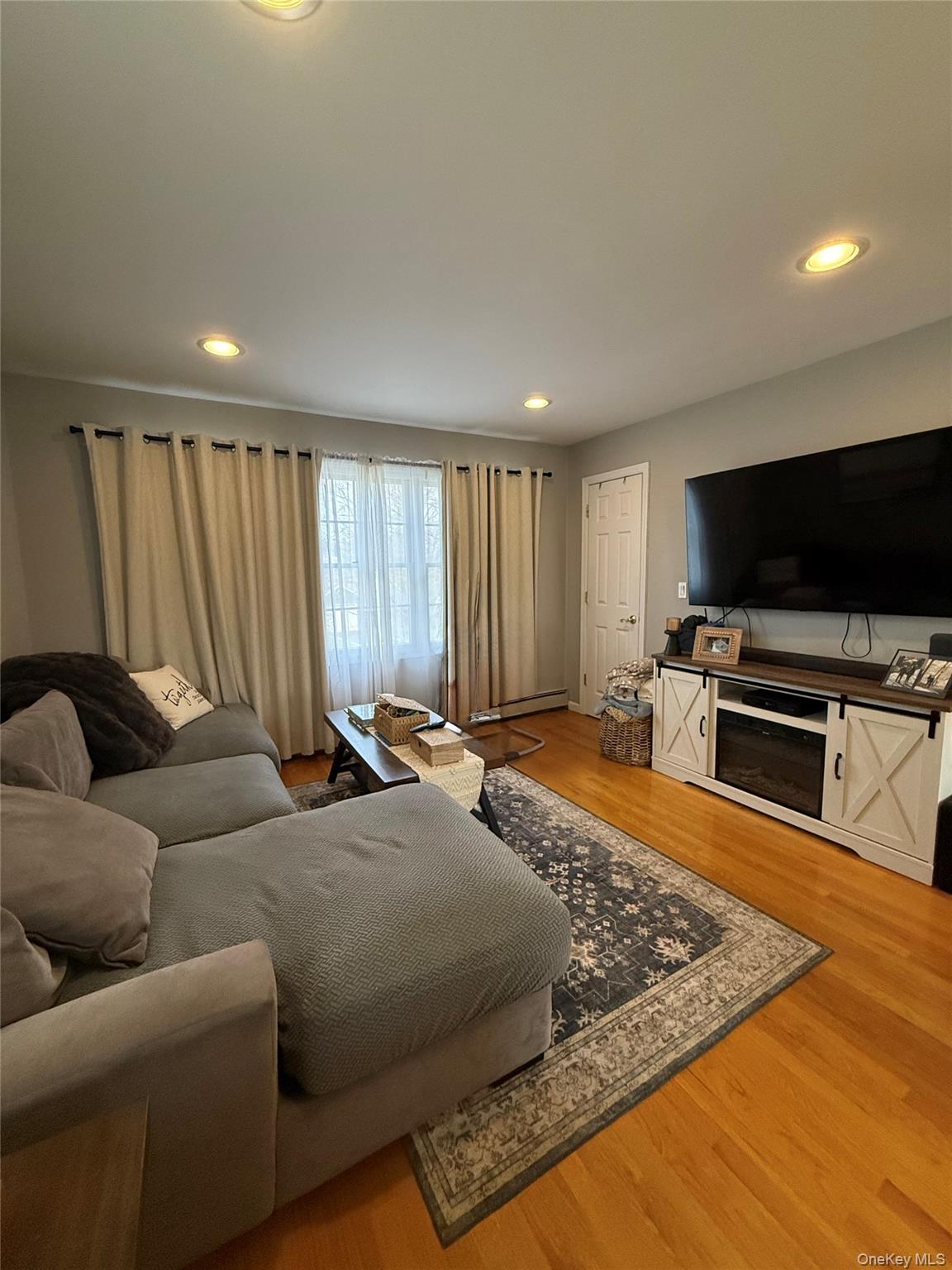1009 Huckleberry Road North Bellmore, NY 11710 - Photo 13 of 24 a living room with furniture and a flat screen tv