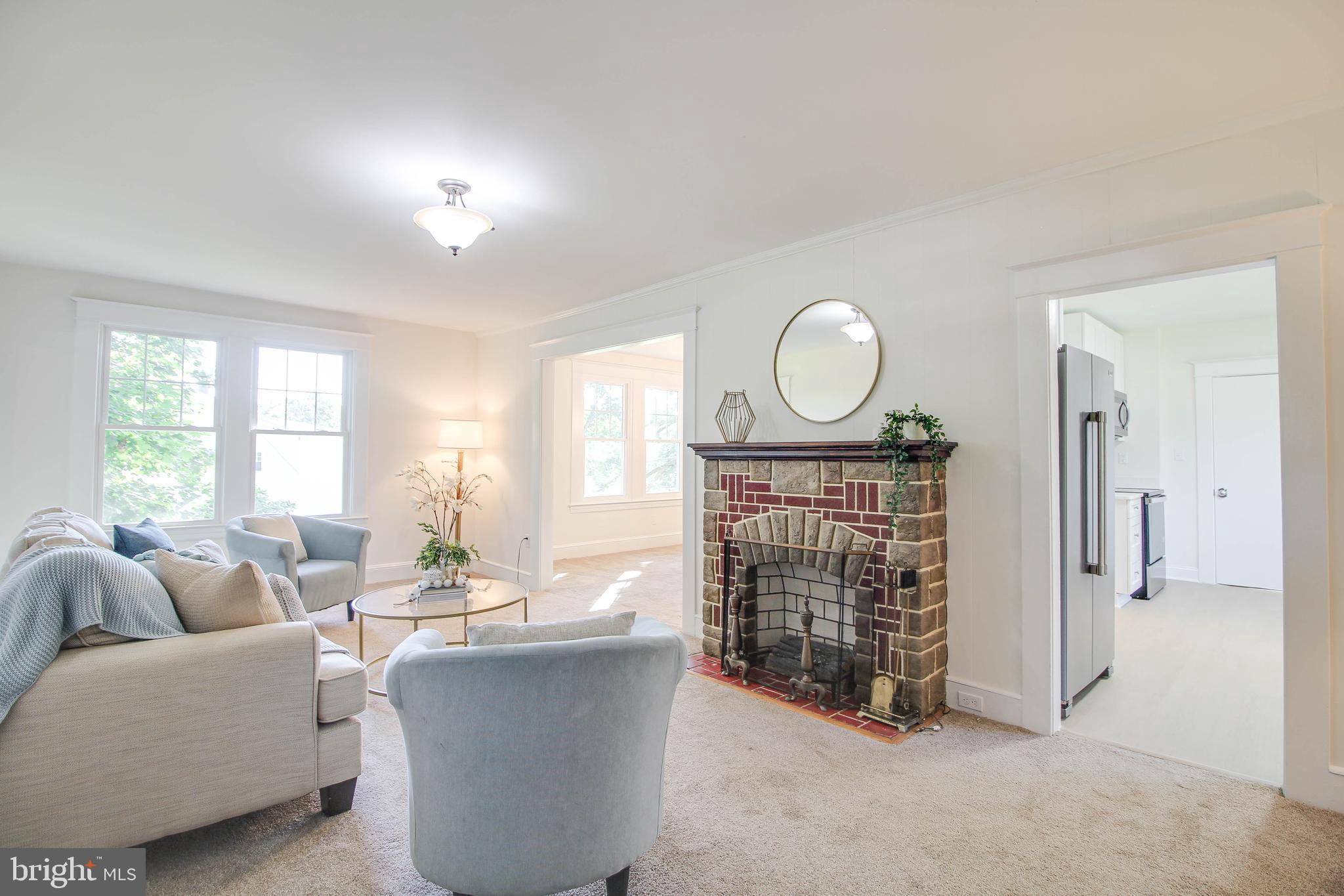 2524 Old Frederick Road Catonsville, MD 21228 - Photo 11 of 40 Living Room to Kitchen