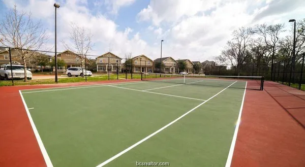 a view of a basketball court