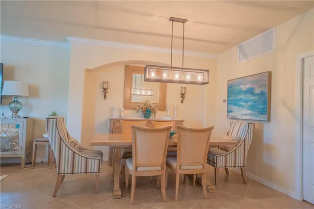 a view of a garden with a tree