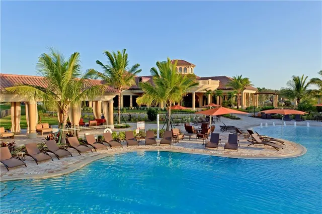 a front view of a building with dining space