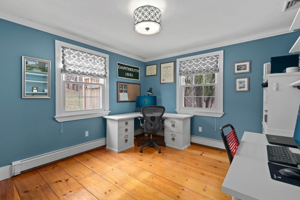 15 Scotland Road Newbury, MA 01951 - Photo 18 of 34 a view of a workspace with furniture and a window