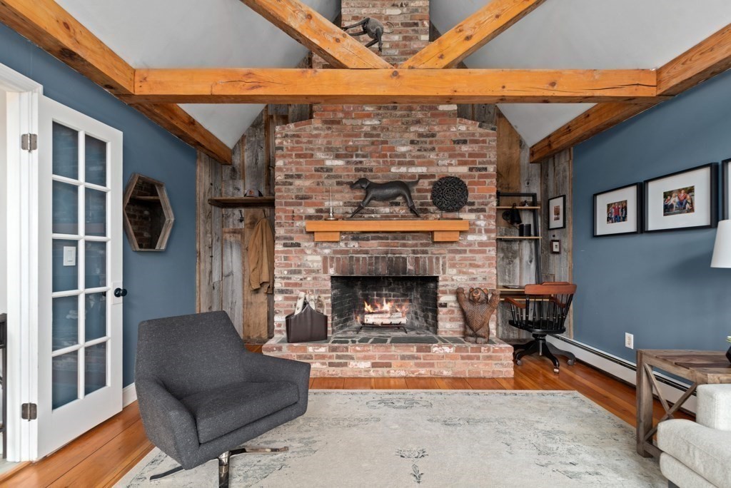 15 Scotland Road Newbury, MA 01951 - Photo 4 of 34 a living room with furniture and a fireplace