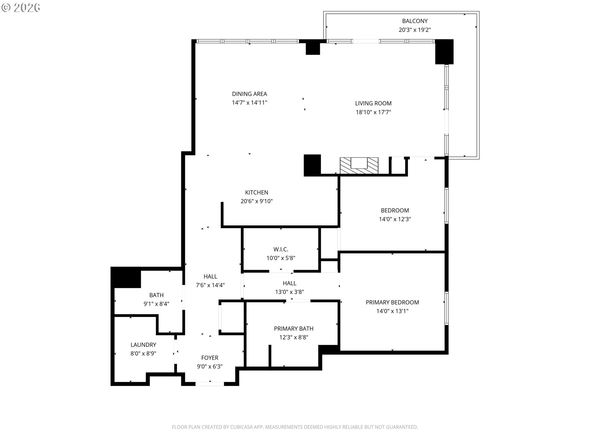 1025 Northwest Couch Street, Unit 1114 Portland, OR 97209 - Photo 38 of 38 Floor Plan