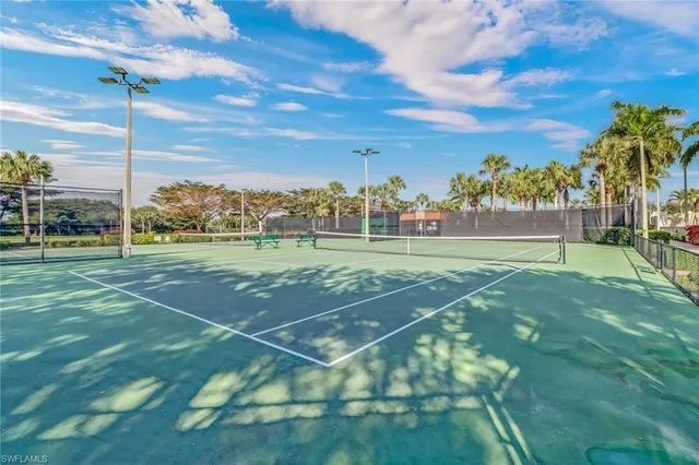a view of a basketball court
