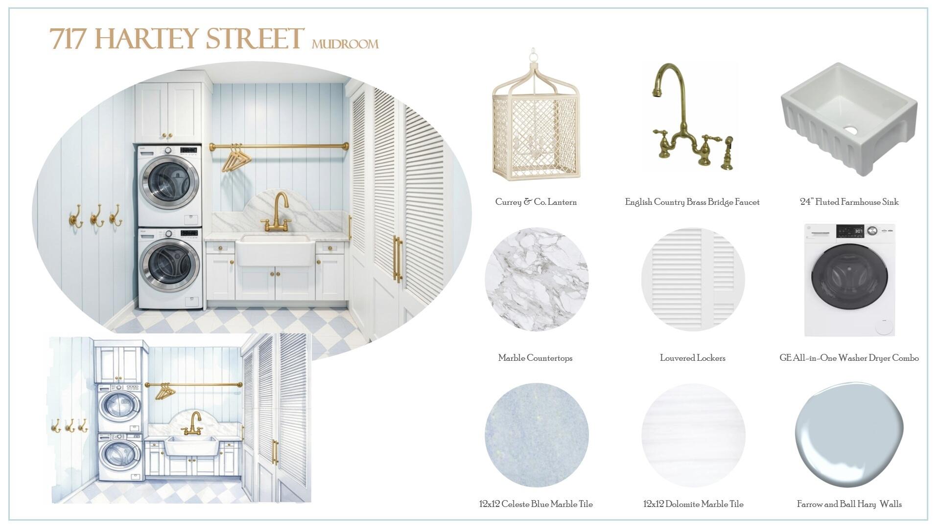 717 Hartey Street Daniel Island, SC 29492 - Photo 11 of 16 8- Design Boards- 717 Hartey- Mudroom