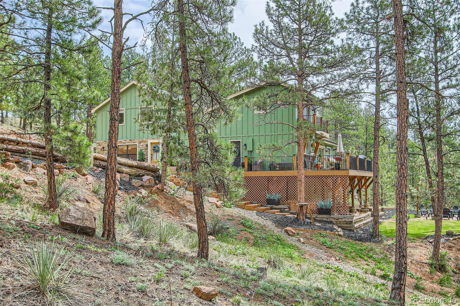 16626 Ouray Road West Pine, CO 80470 - Photo 5 of 50 a view of a garden
