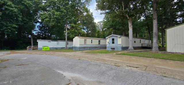 a house view with a backyard space