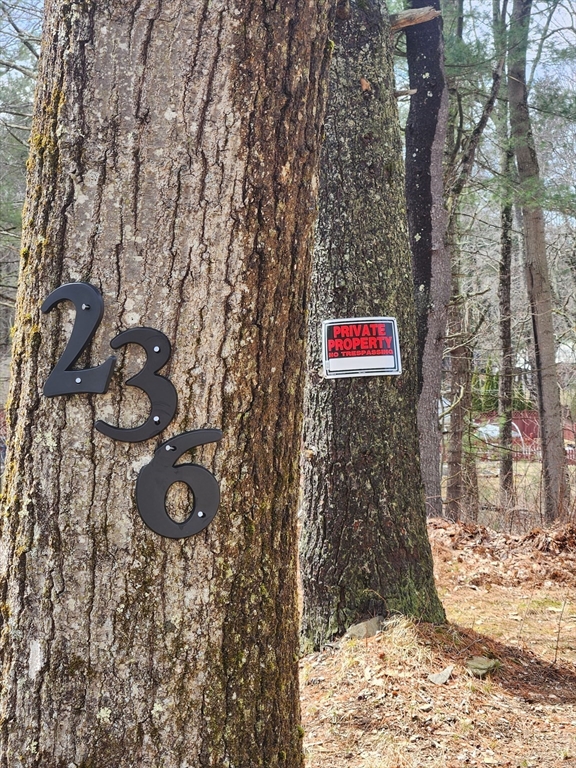 236 Turkey Hill Road Rutland, MA 01543 - Photo 3 of 13 a sign that is on the side of a road