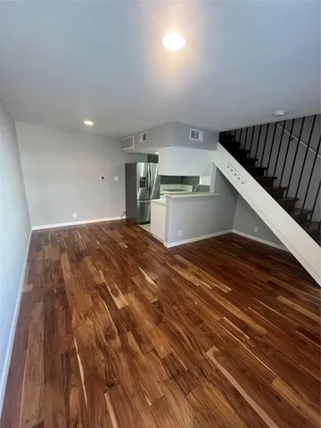 a view of kitchen and utility room